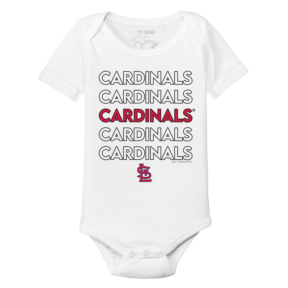 St. Louis Cardinals Stitched Baseball Short Sleeve Snapper