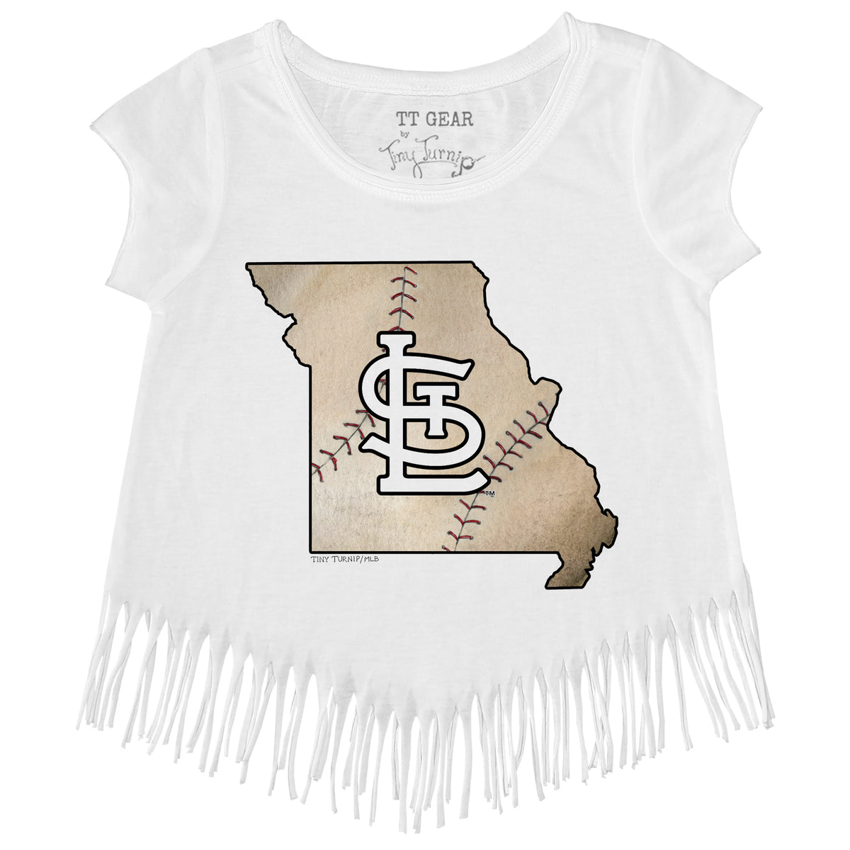 MLB St. Louis Cardinals Fringe Ladies' Tank Top