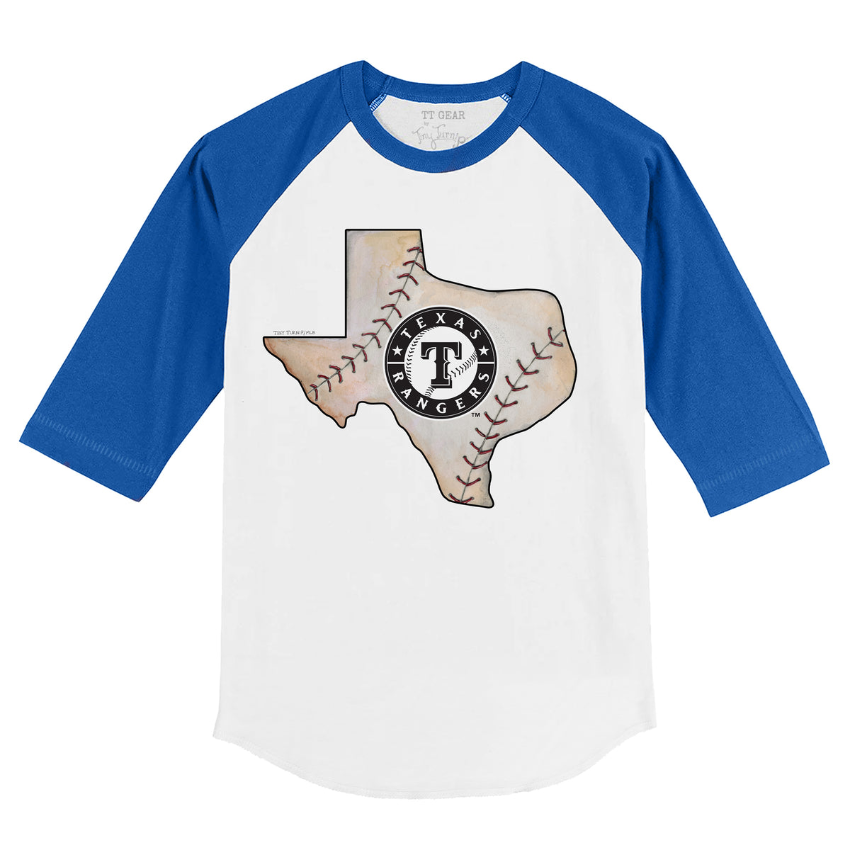 Texas Rangers Spring Training 2023 3/4 Royal Blue Sleeve Raglan 5T