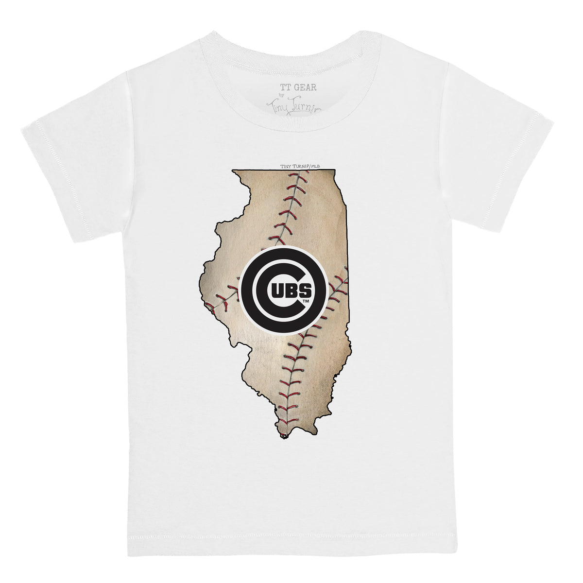 Tiny Turnip Chicago White Sox Slugger Tee Shirt Women's 3XL / White