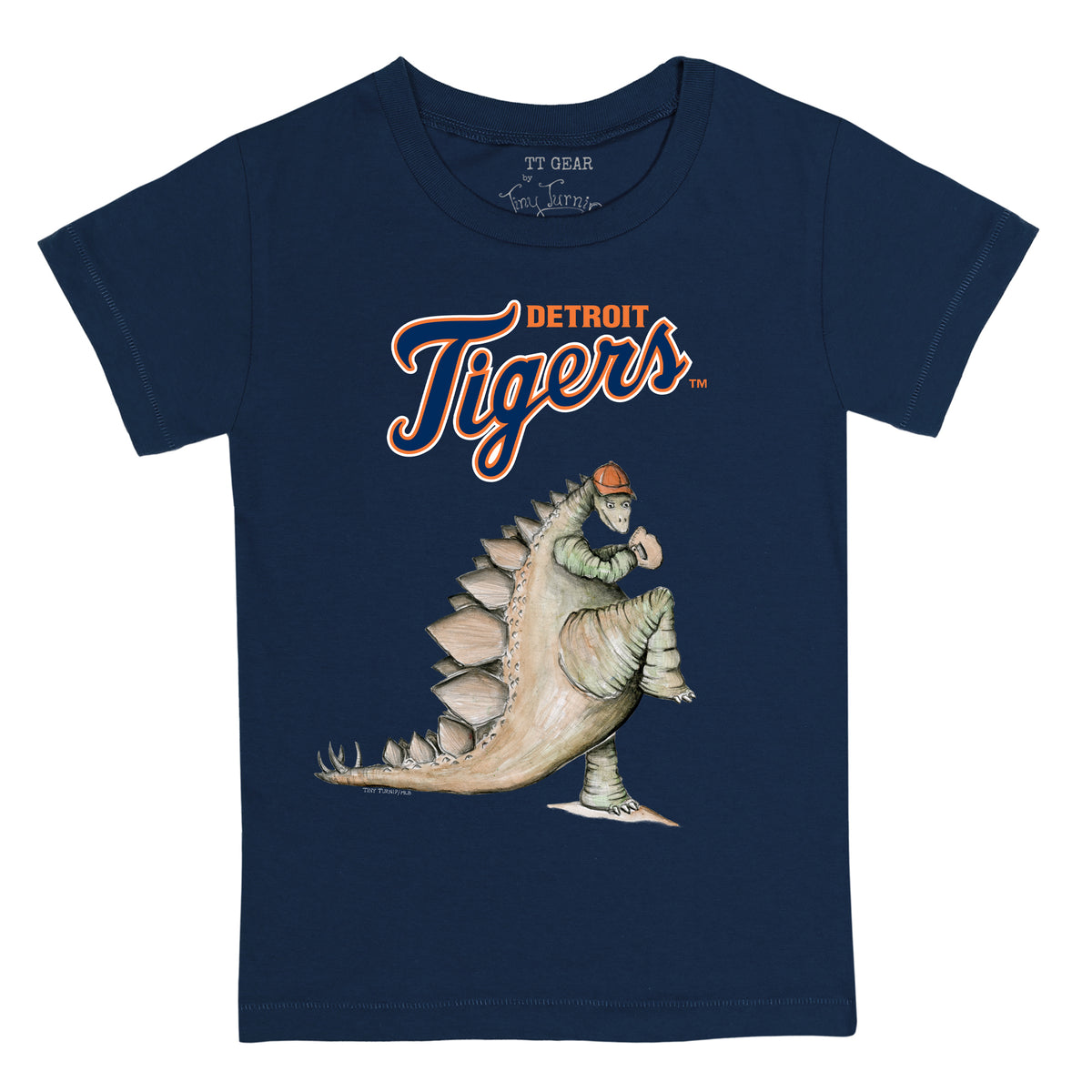 Tiny Turnip Detroit Tigers Babes Tee Shirt Women's 2XL / White