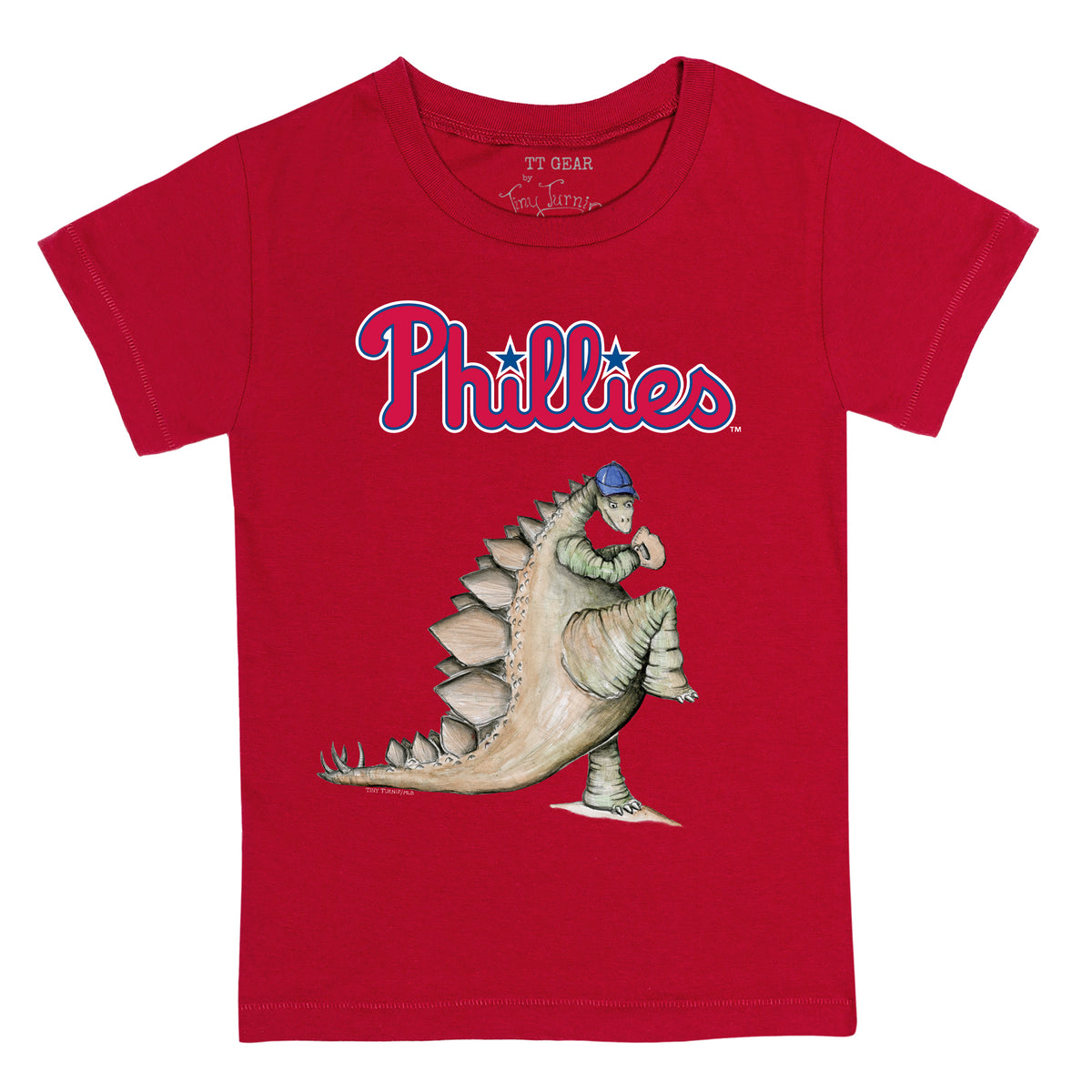 Philadelphia Phillies Official MLB Adidas Kids Youth Girls Size 3/4 Sleeve  Shirt