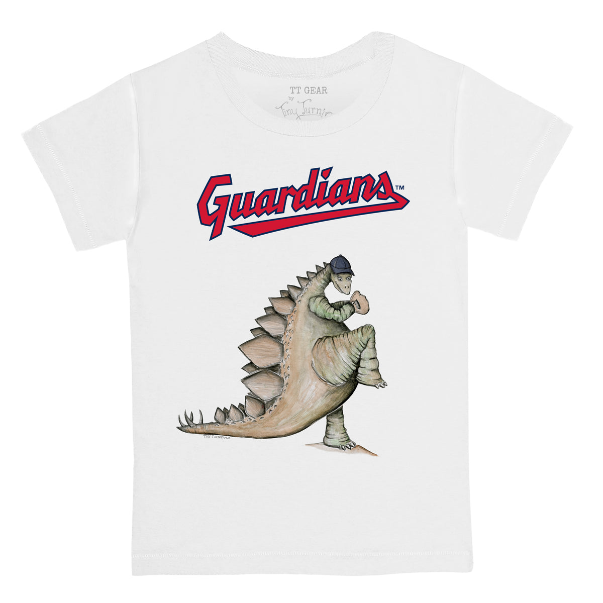 Cleveland Guardians Tiny Turnip Women's TT Rex T-Shirt - Navy