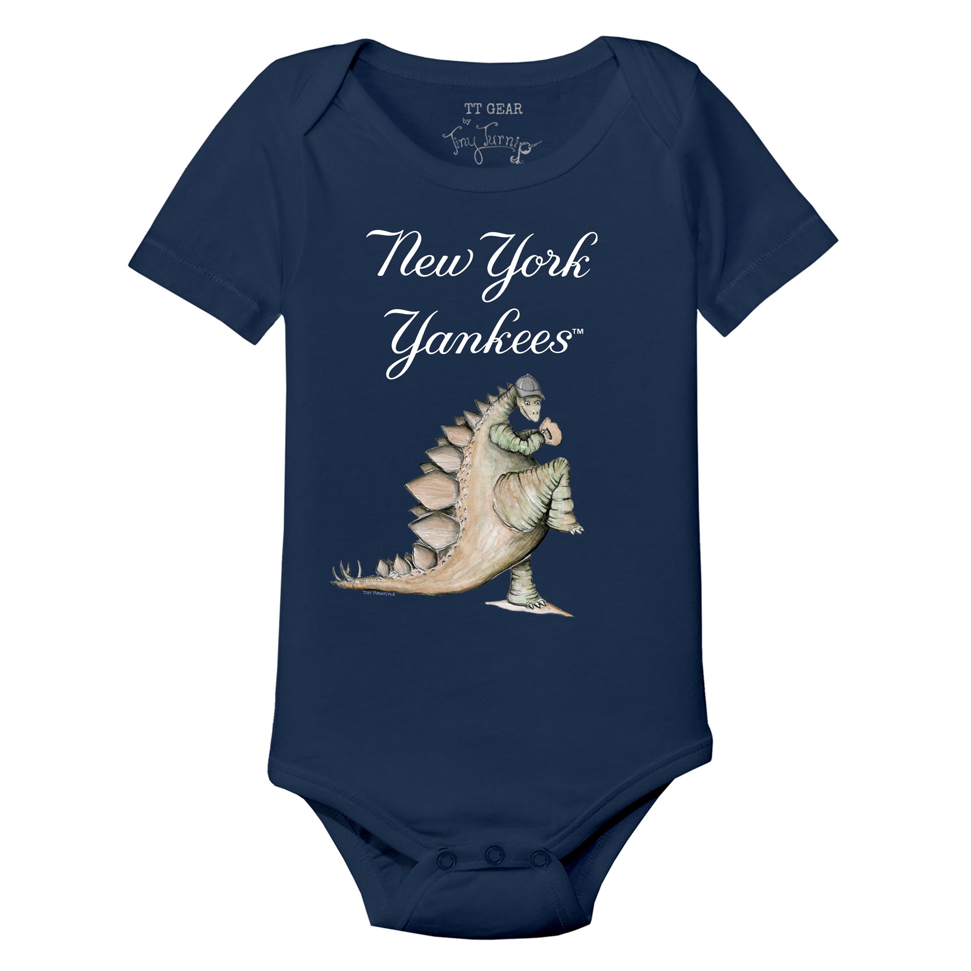 New York Yankees Stega Short Sleeve Snapper | Tiny Turnip