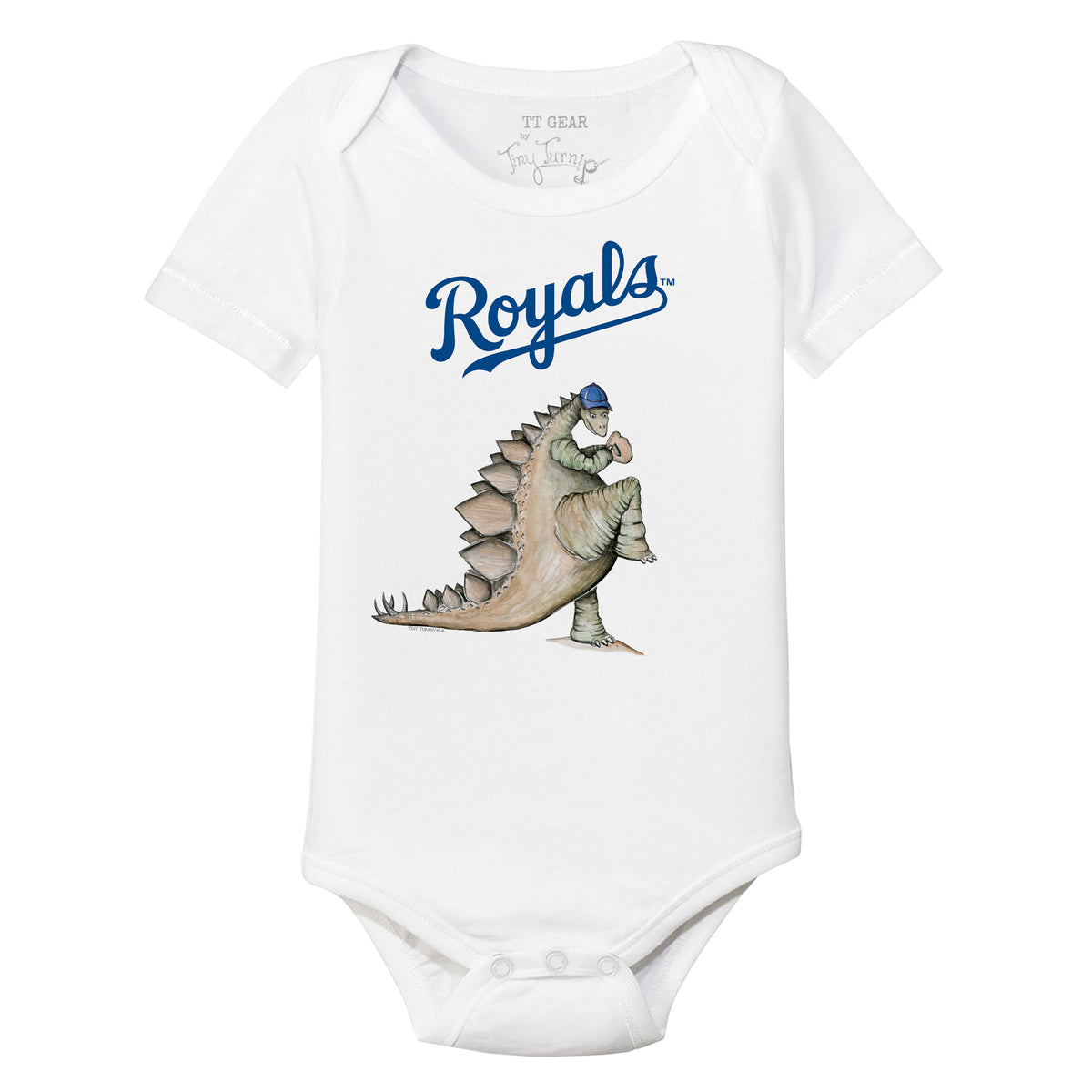 Kansas City Royals Lucky Charm Short Sleeve Snapper 6M / White