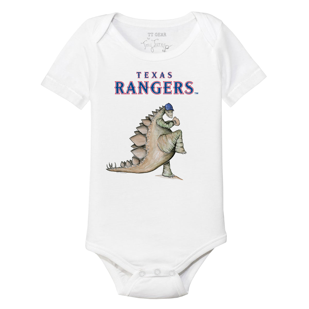 Texas Rangers Girl Teddy Short Sleeve Snapper