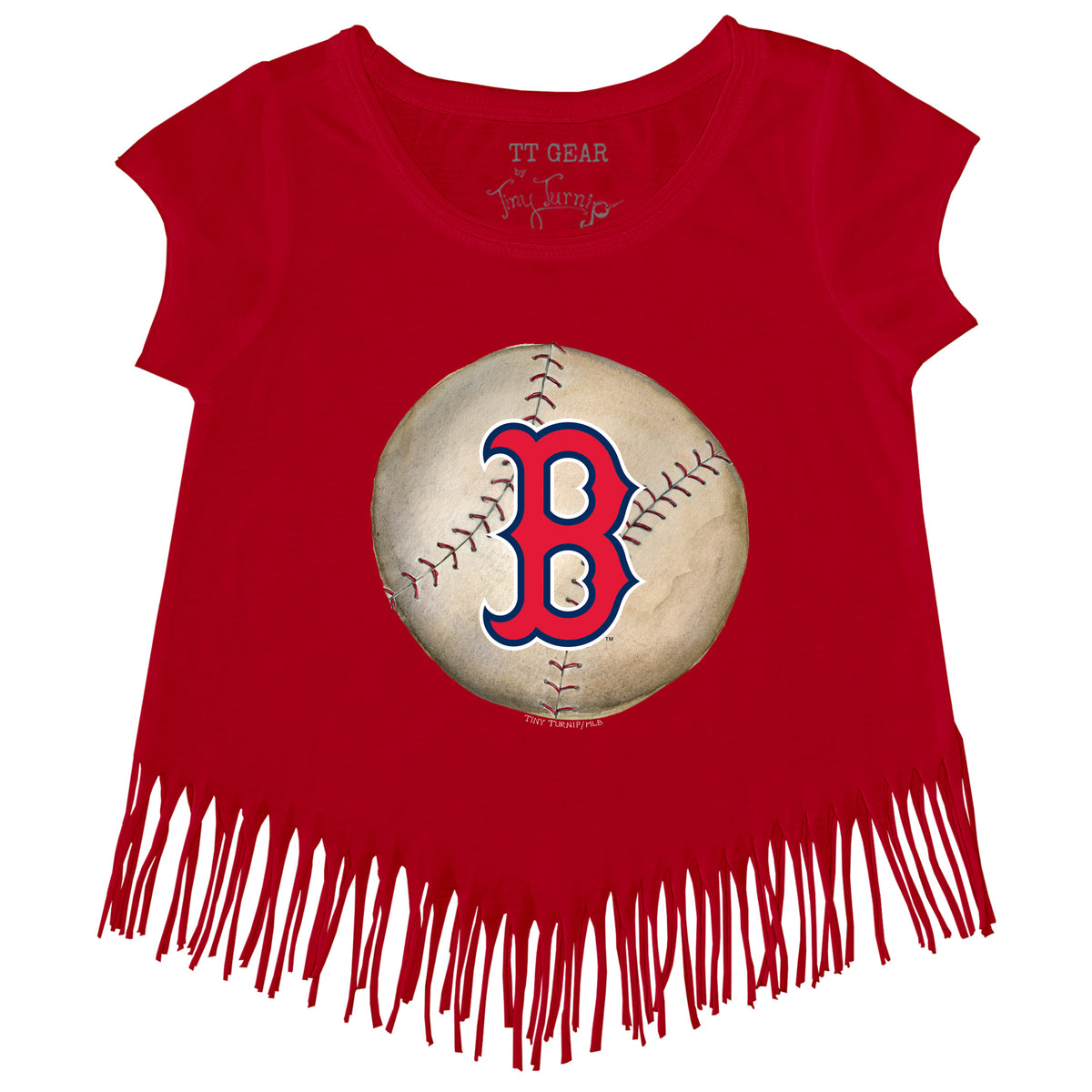 Boston Red Sox Stitched Baseball Tee Shirt 3T / Red