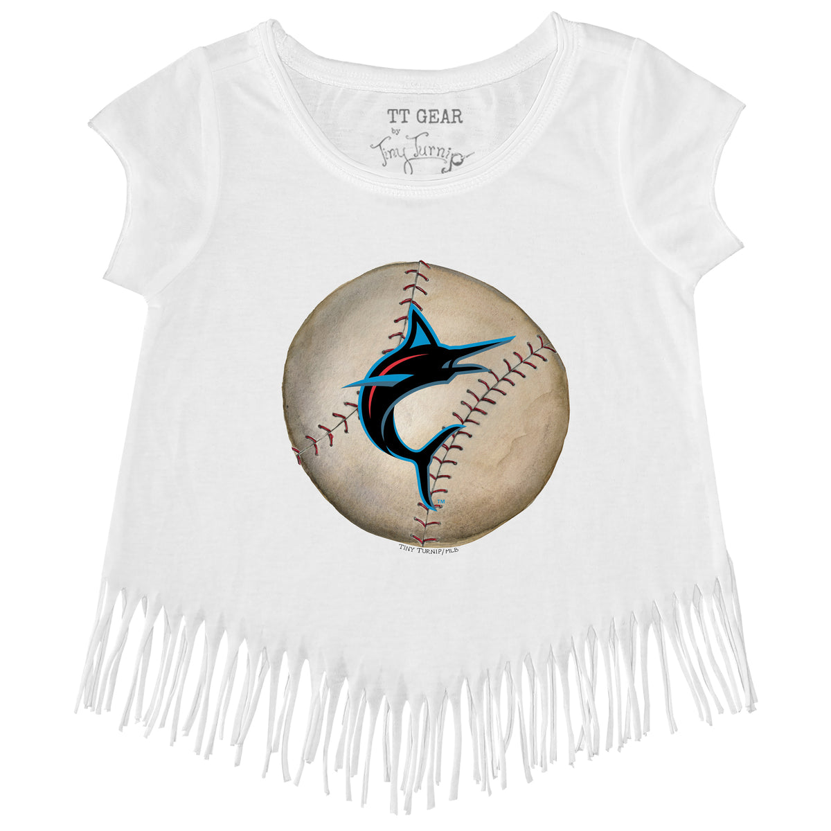 Lids Miami Marlins Tiny Turnip Infant Baseball Crossbats T-Shirt