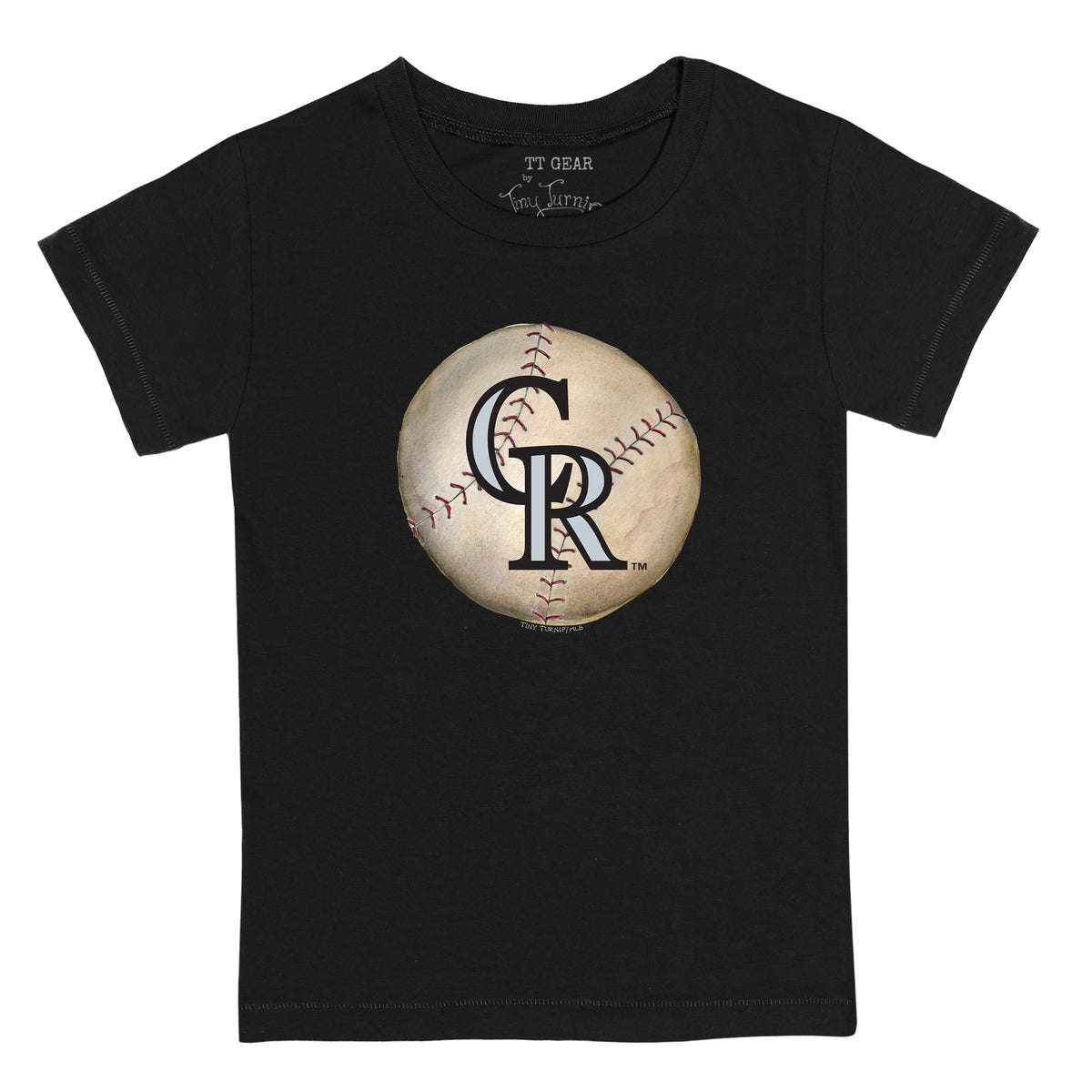 Colorado Rockies Baseball Flag Tee - Unisex