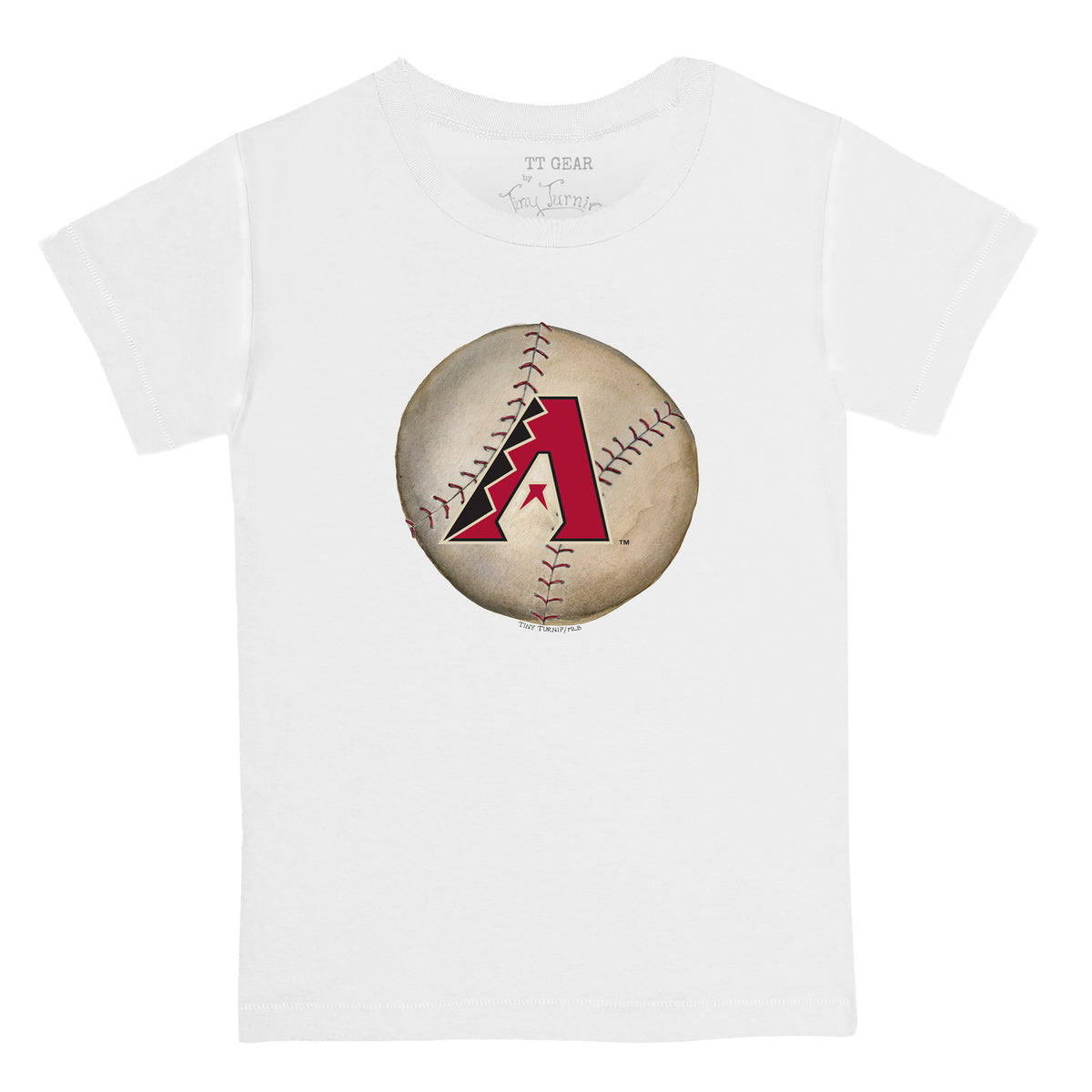 Lids Arizona Diamondbacks Tiny Turnip Women's Heart Banner T-Shirt