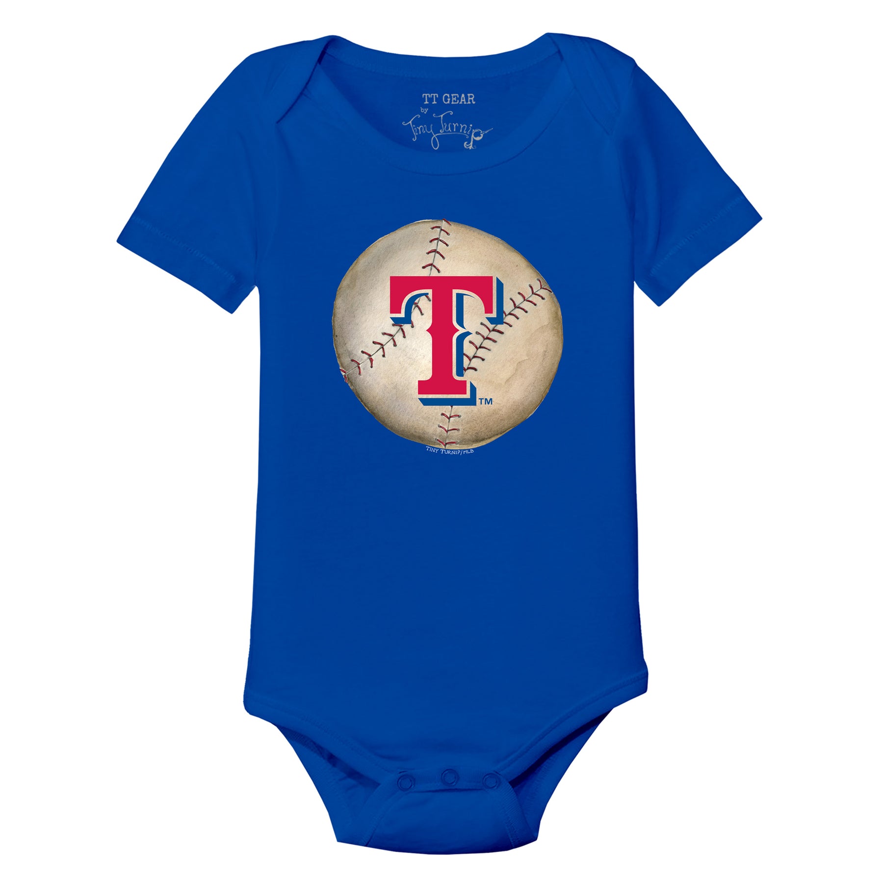 Lids Texas Rangers Tiny Turnip Toddler Baseball Tear T-Shirt