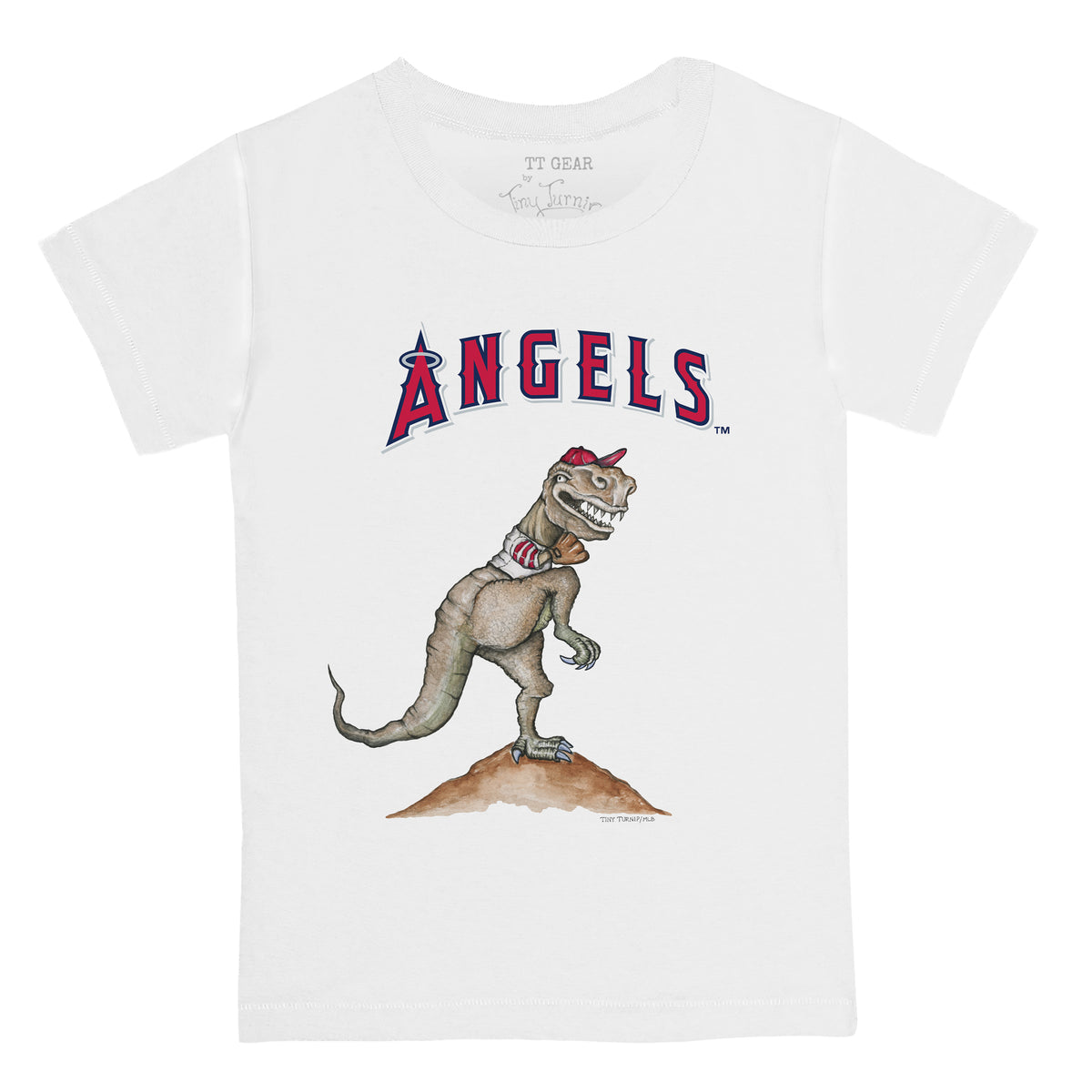 Los Angeles Dodgers TT Rex Fringe Tee Youth Large (10-12) / White