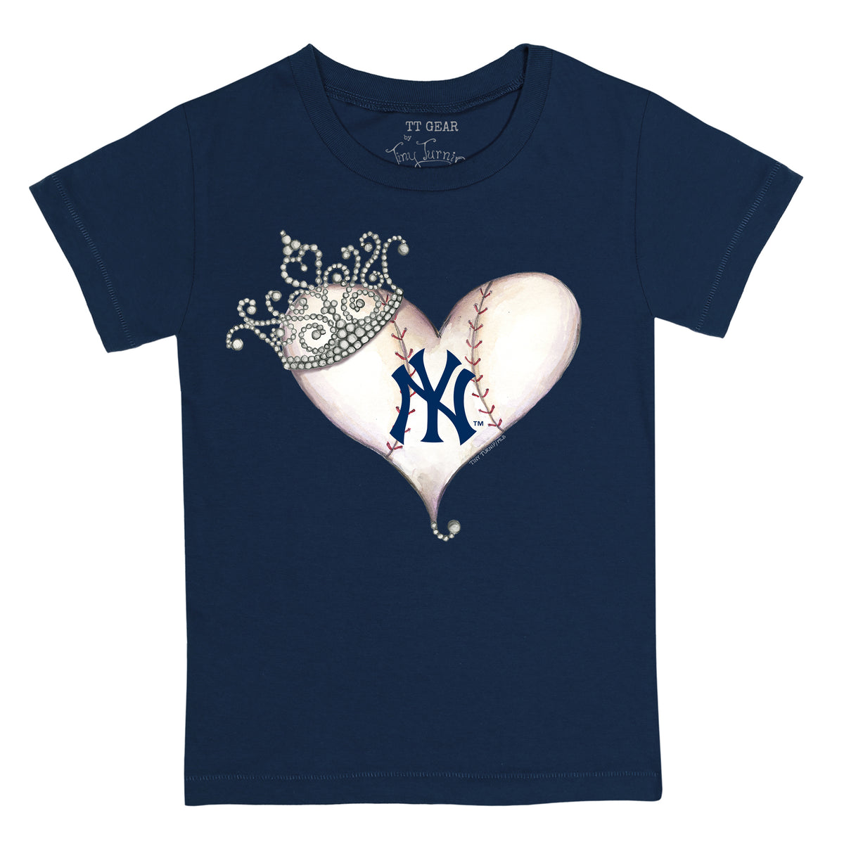 I Love Titties And New York Yankees Sticker Heart 3” Round Funny Baseball