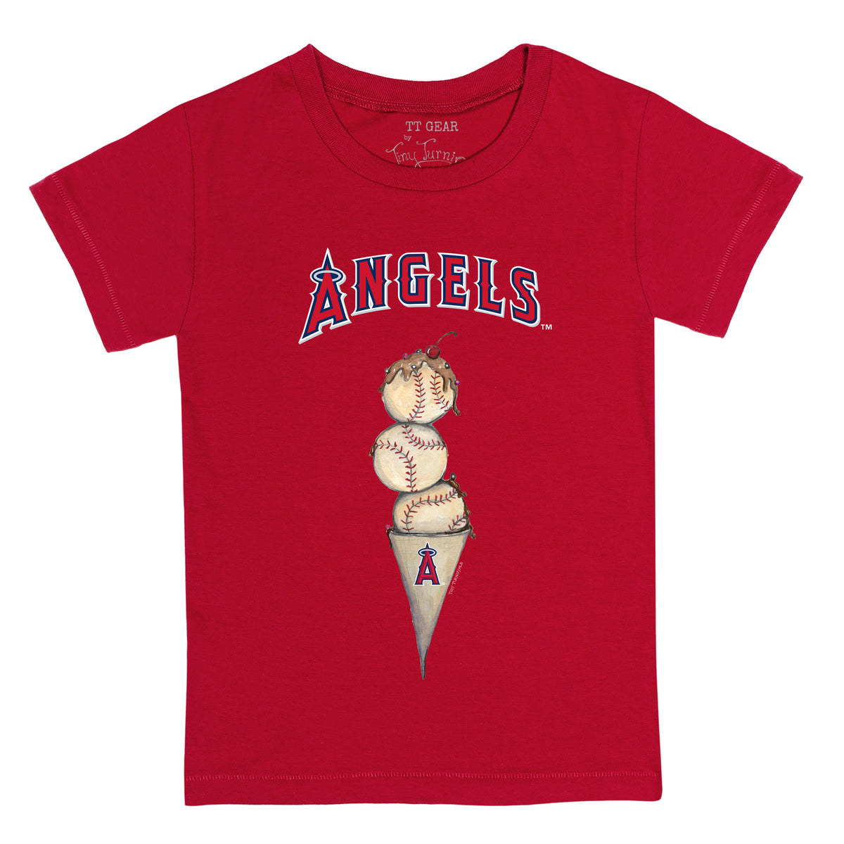 Los Angeles Angels Mike Trout Stacked Tee Shirt