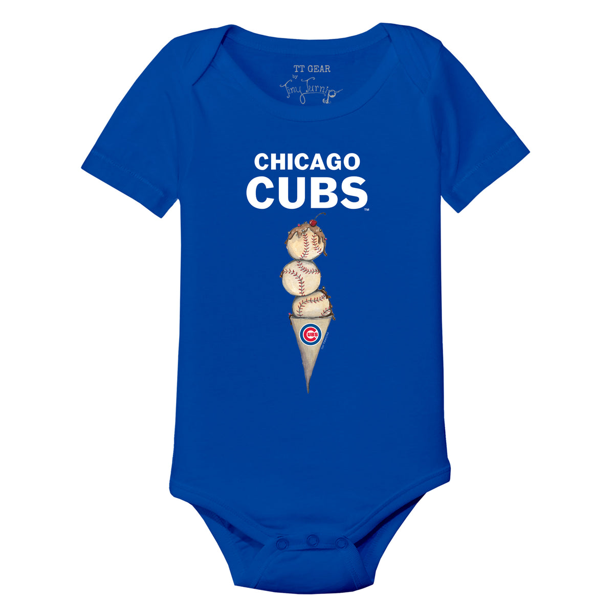 Chicago Cubs Kate the Catcher Short Sleeve Snapper