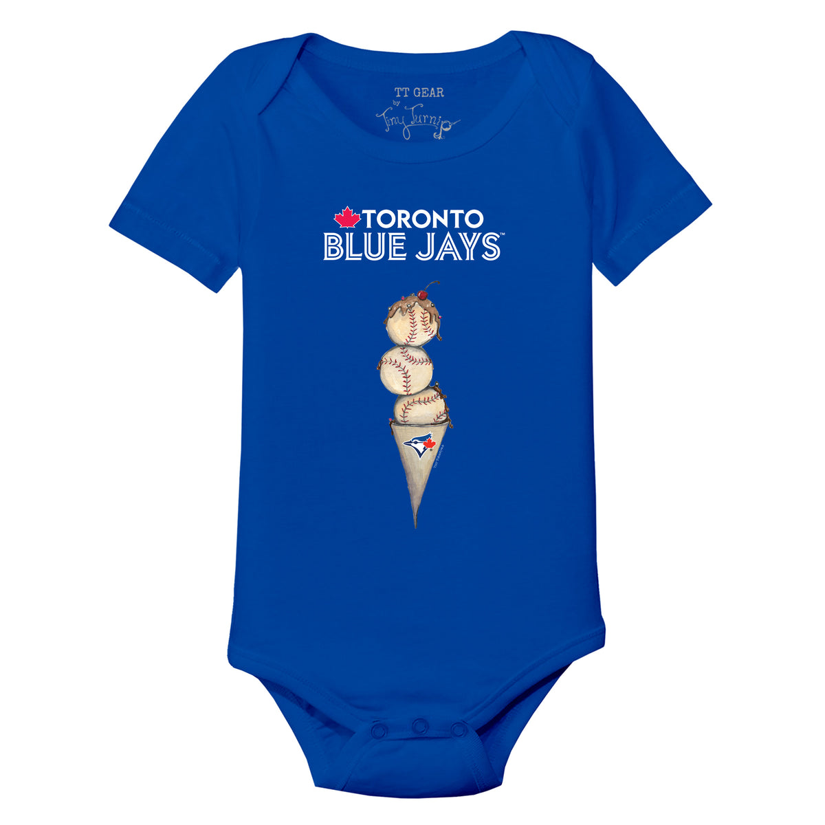 Toronto Blue Jays Tiny Turnip Infant Astronaut Bodysuit - Royal