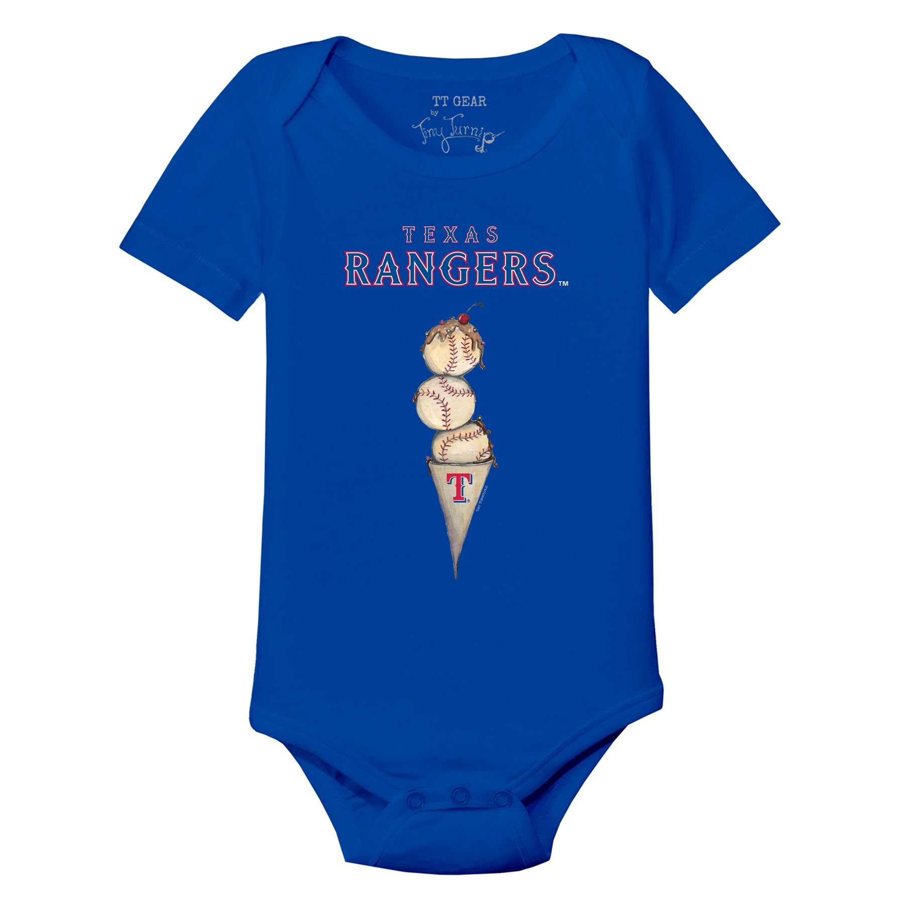 Lids Texas Rangers Tiny Turnip Infant TT Rex T-Shirt - White