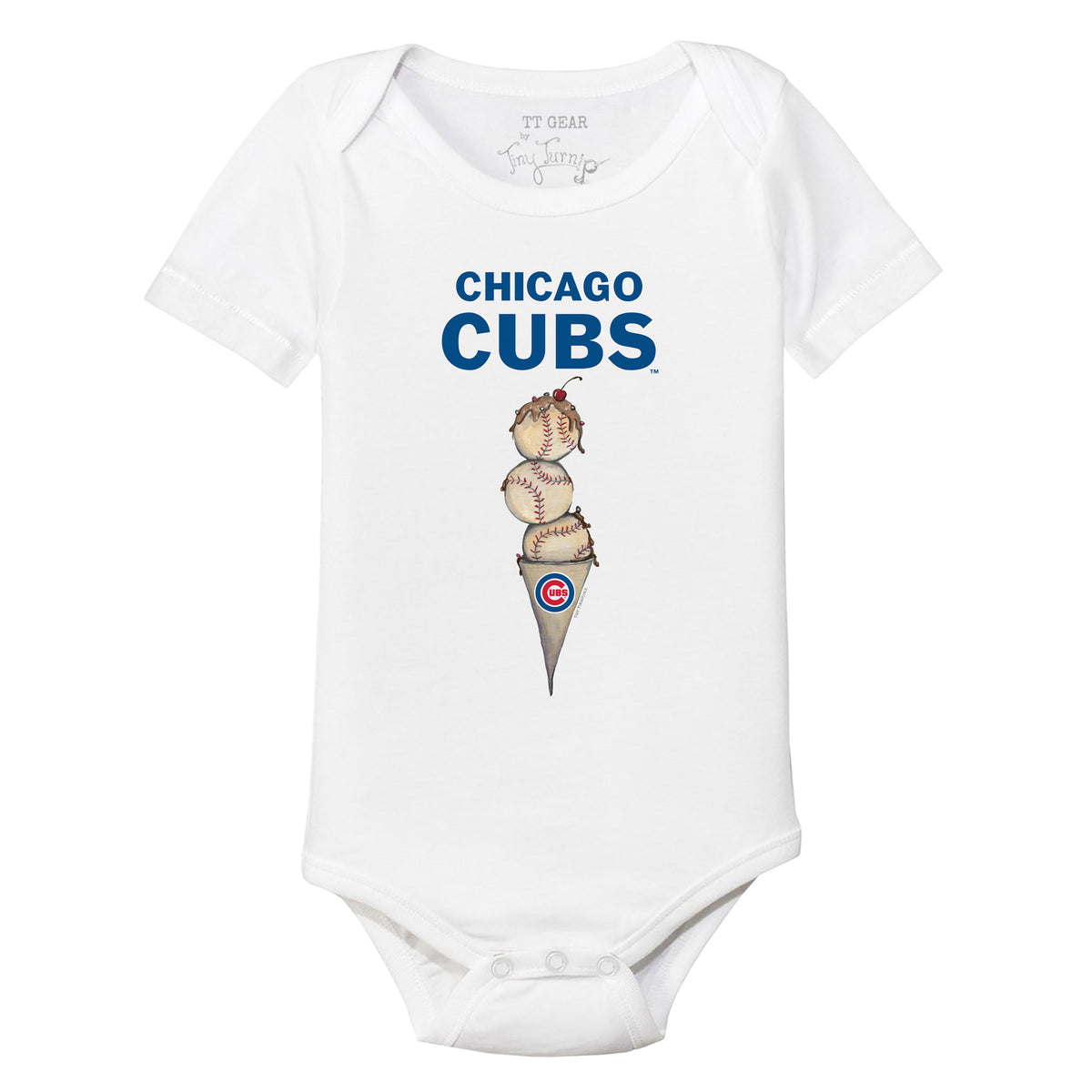 Chicago Cubs Dino Short Sleeve Snapper Bundle