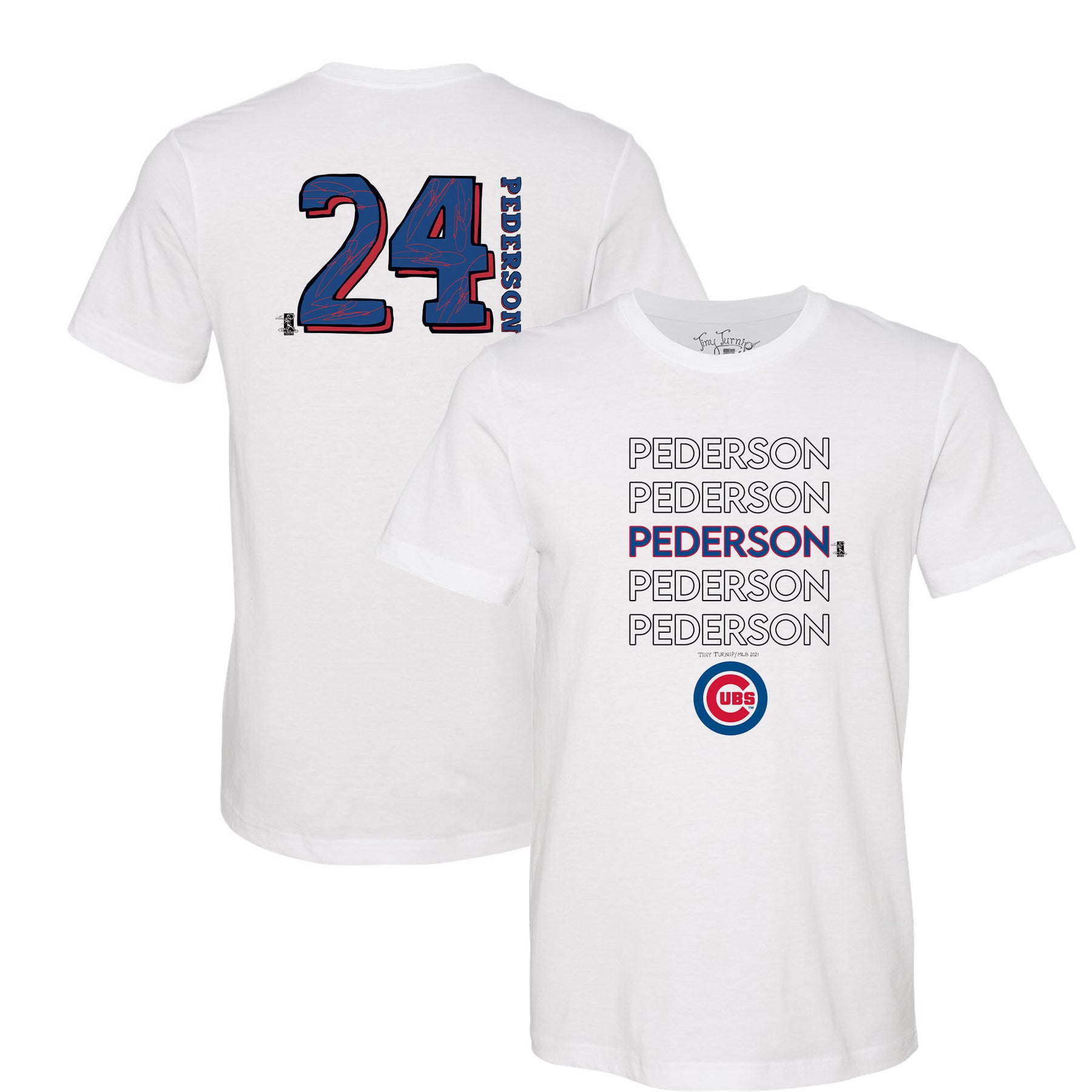 Chicago Cubs Joc Pederson Stacked Tee Shirt