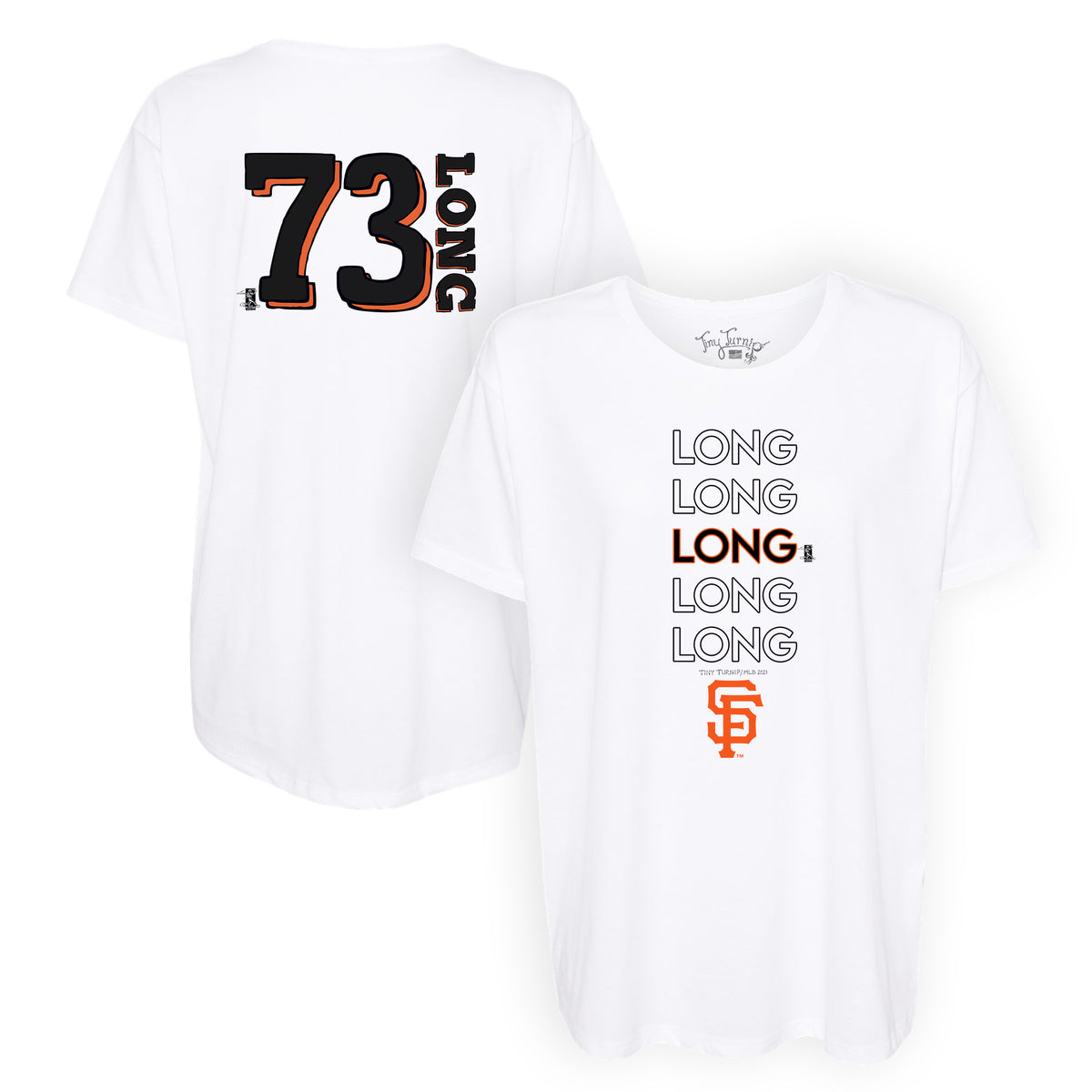 San Francisco Giants Mike Yastrzemski Stacked Tee Shirt