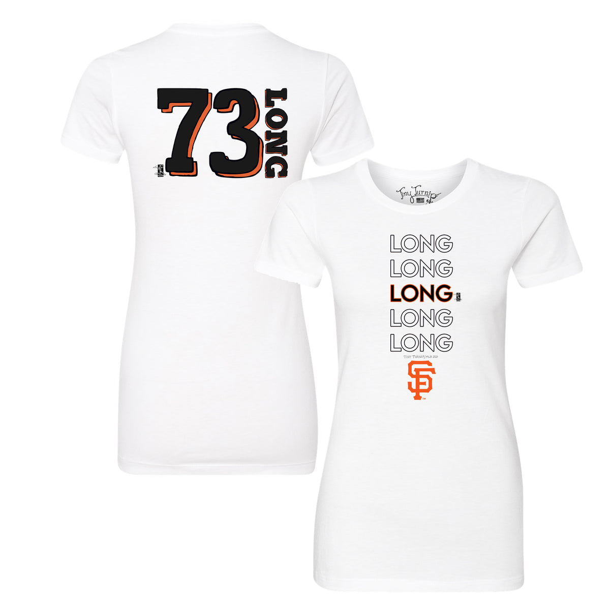 San Francisco Giants Mike Yastrzemski Stacked Black Tee Shirt