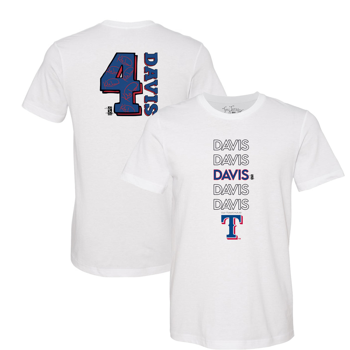 Lids Atlanta Braves Tiny Turnip Toddler Stacked T-Shirt - White