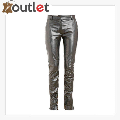 Selena Leather Joggers