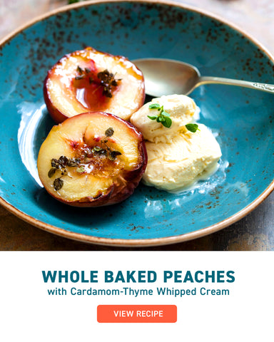 Whole Baked Peaches