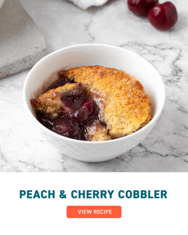 Peach & Cherry Cobbler