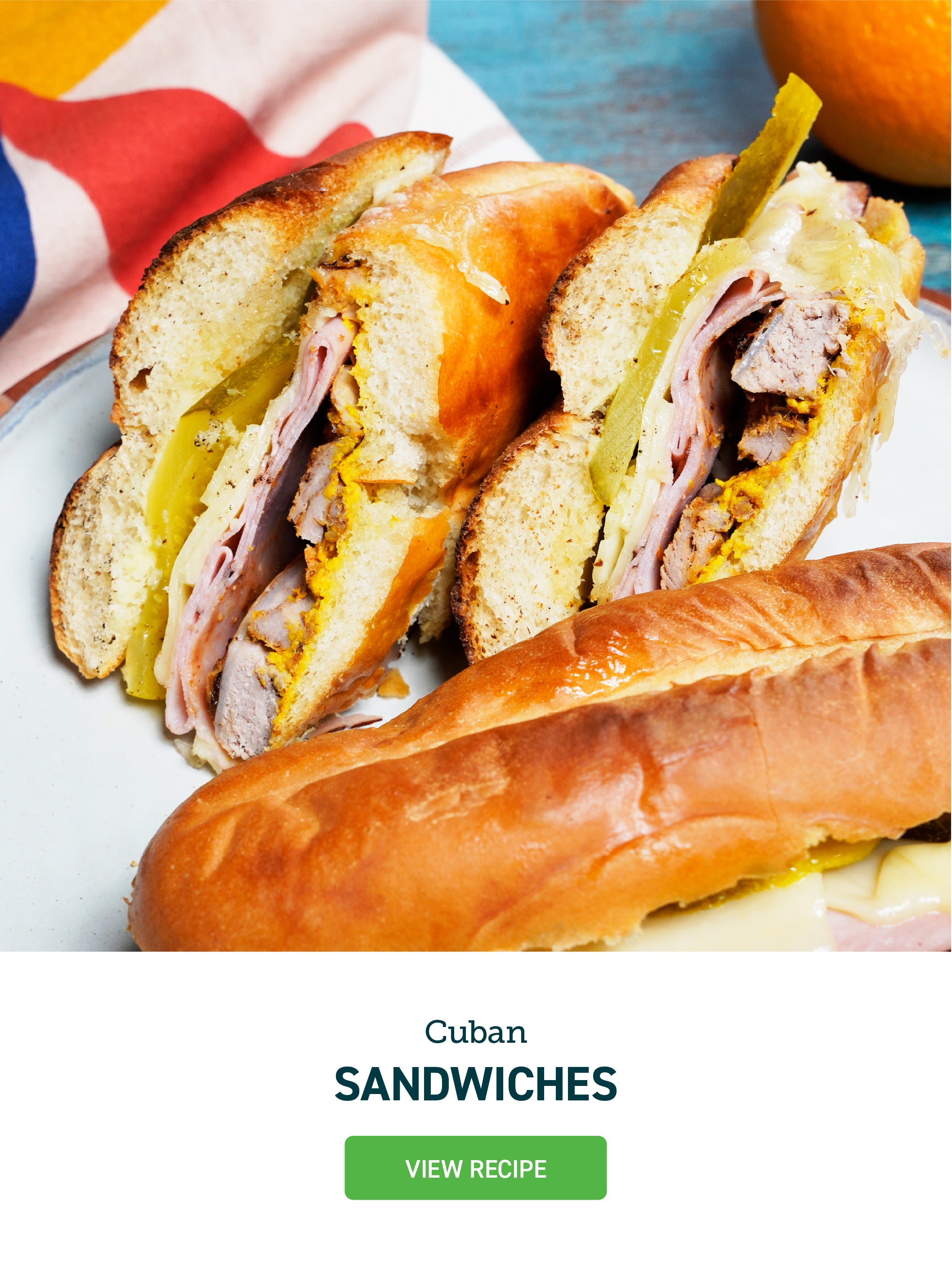 air fryer Cuban Sandwiches