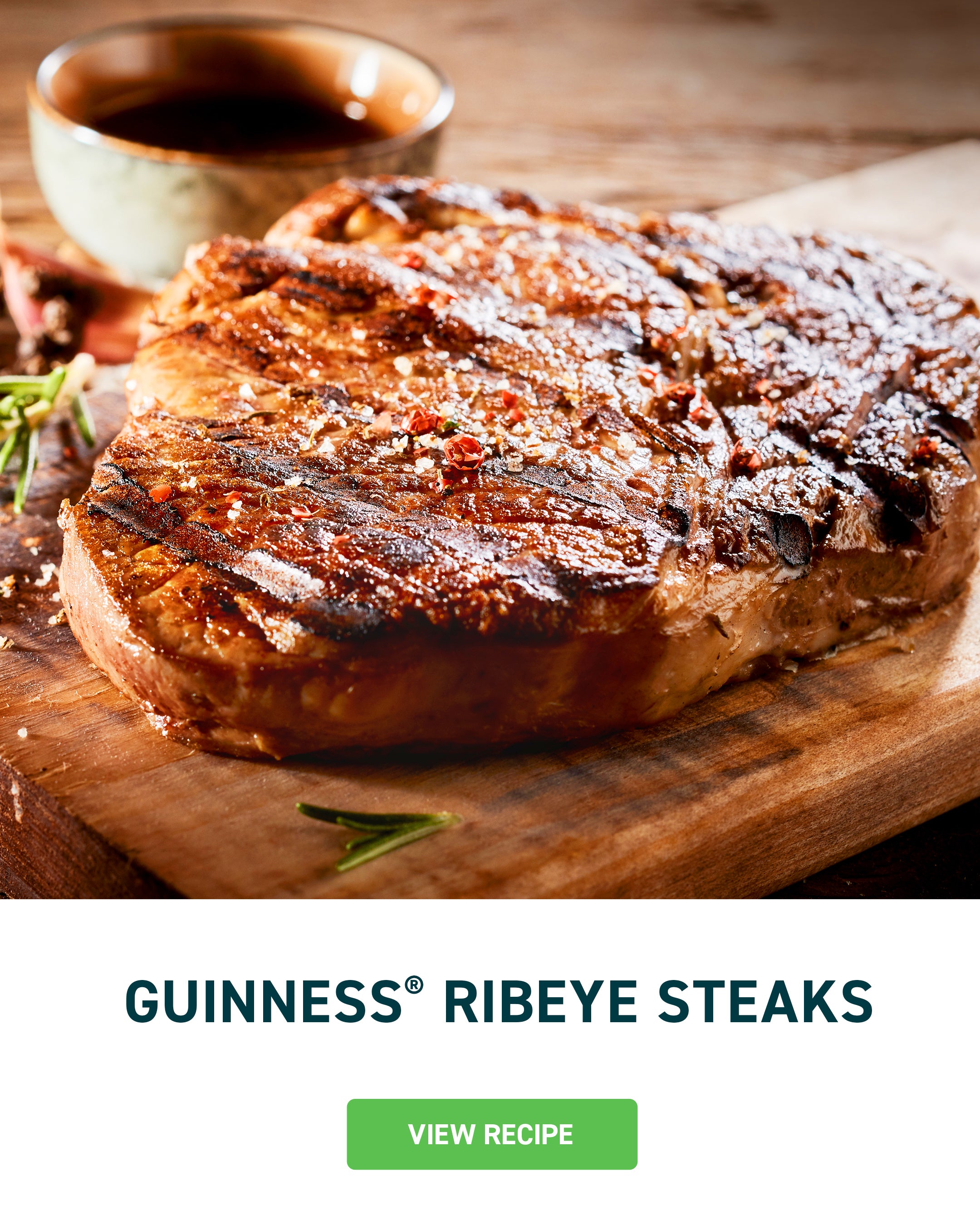 aeroblaze air grill Guinness Ribeye Steaks