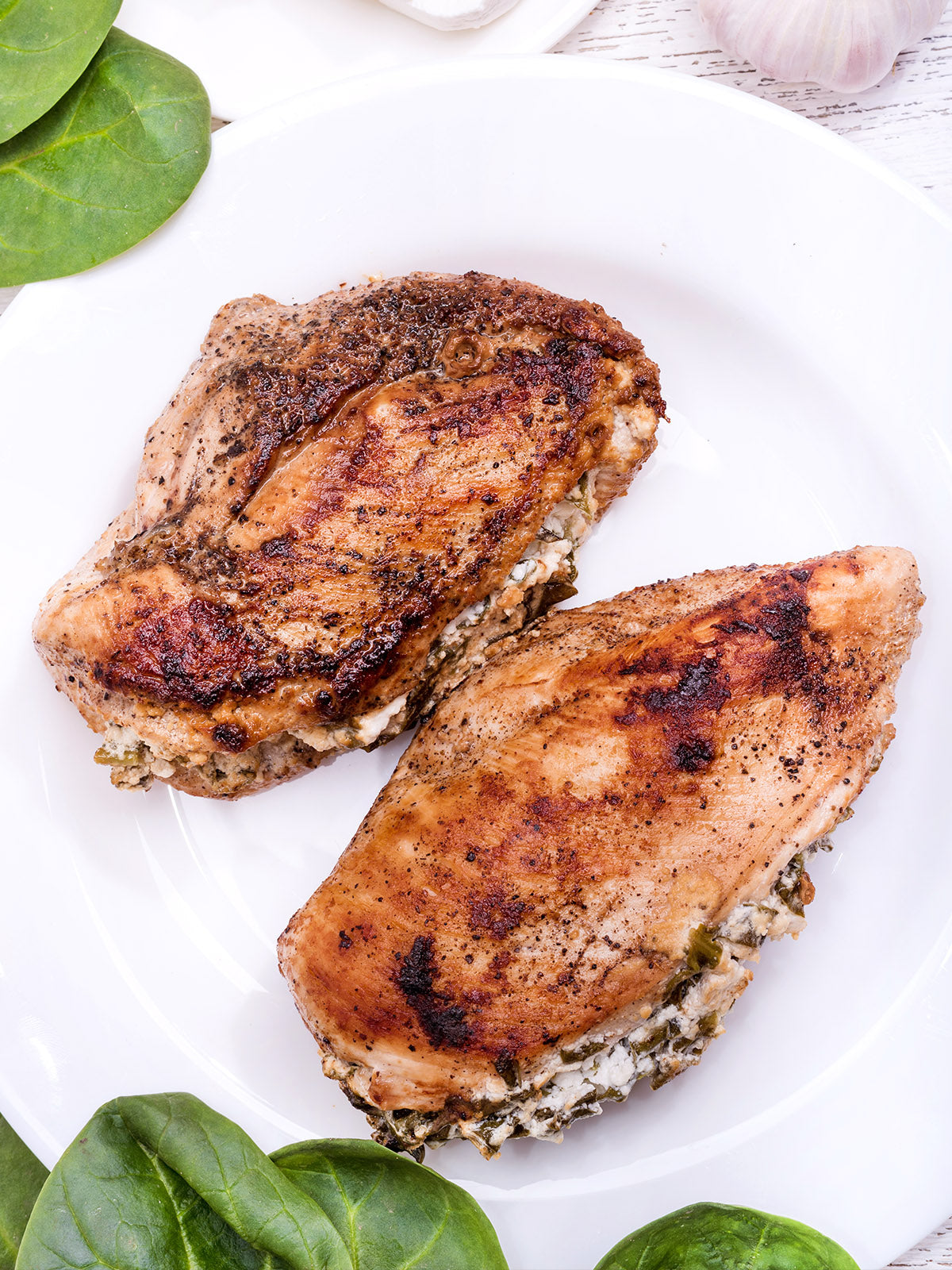 Fennel and Goat Cheese Stuffed Chicken Breasts
