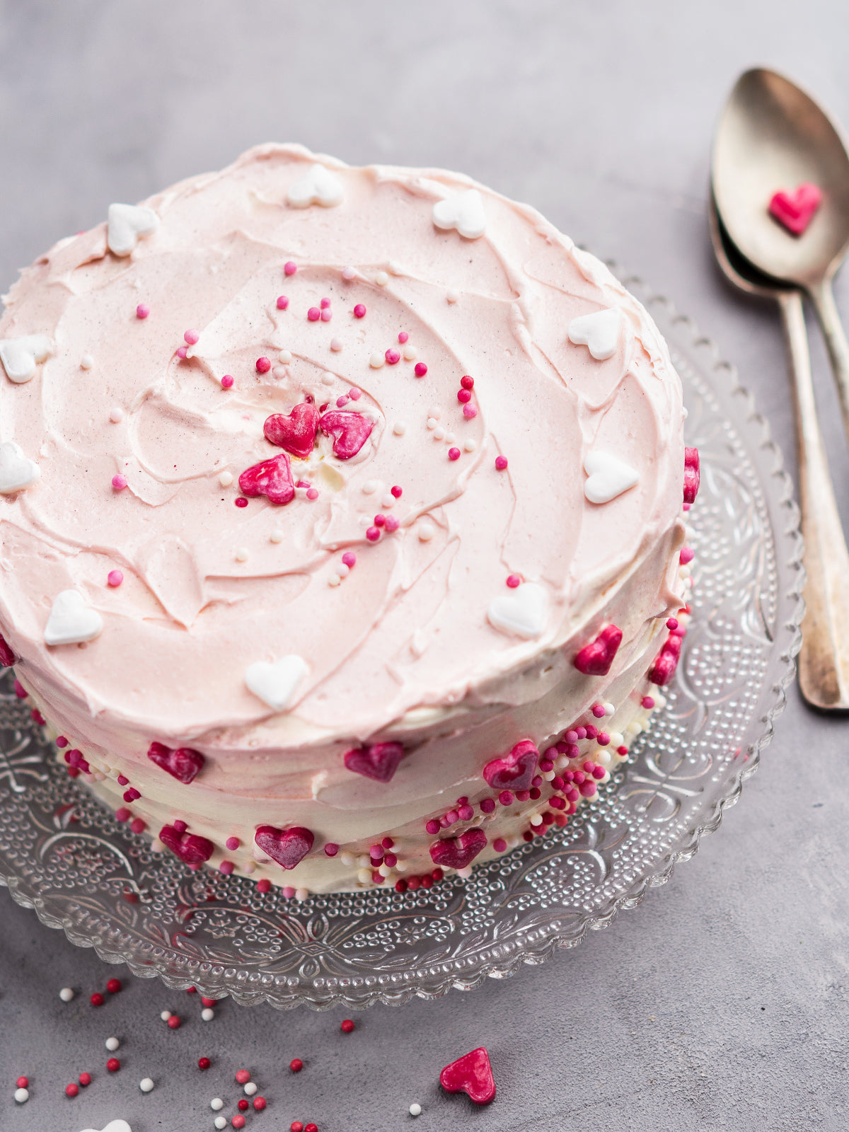 lychee rose cake