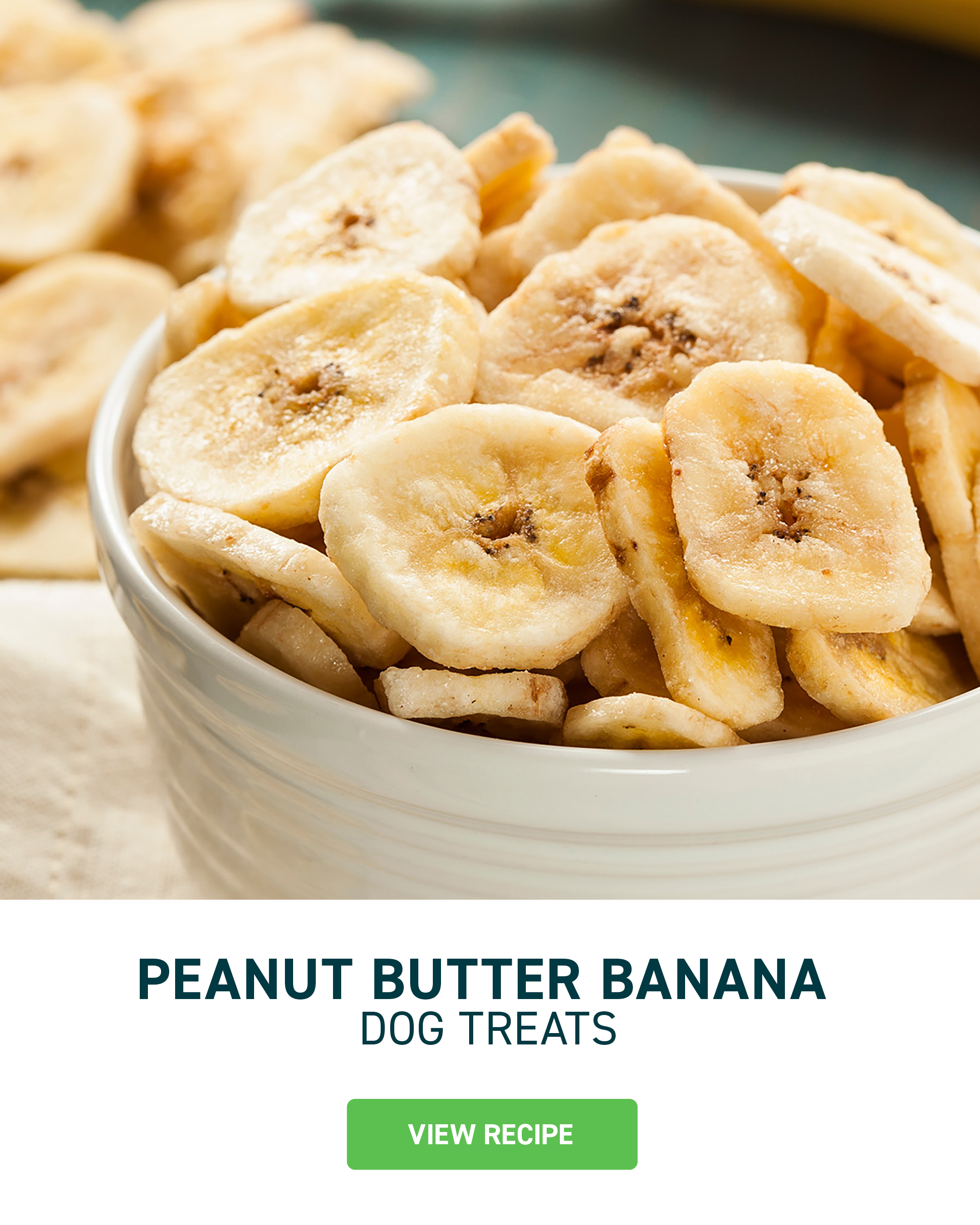 peanut butter banana dog treat