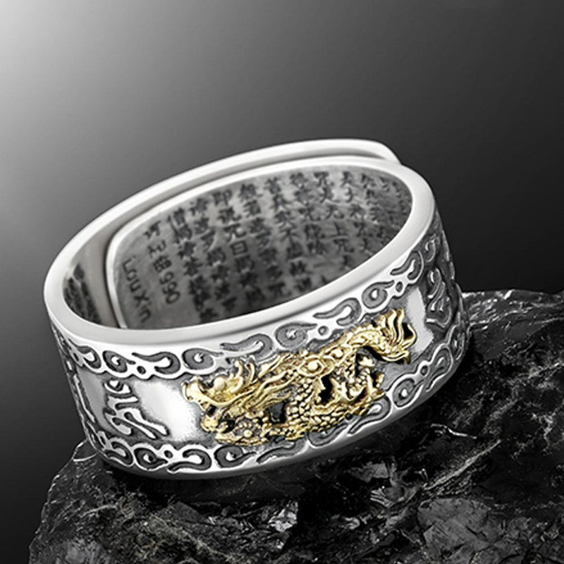 feng shui pixiu mantra ring