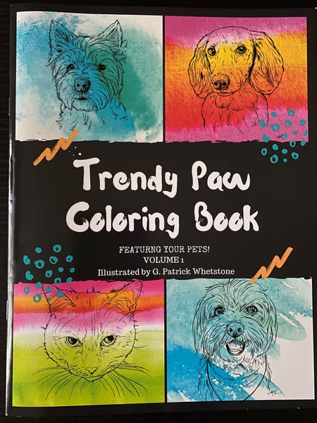 Download Pet Portrait Coloring Book 1st Edition Trendy Paw