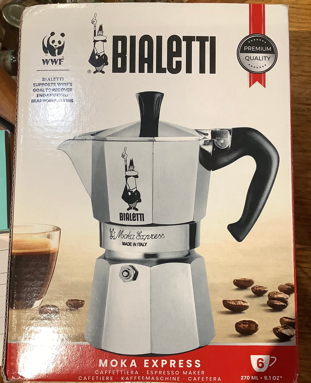Bialetti - Moka Induction, Moka Pot, Suitable for all Types of Hobs, 4 Cups  Espresso (5.7 Oz), Red