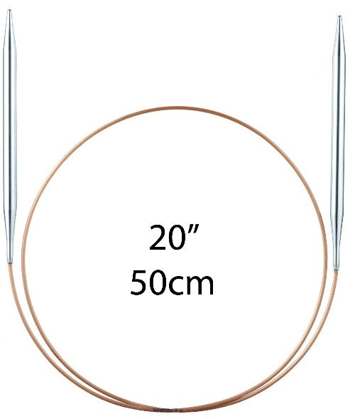Addi Circular Knitting Needle, 2.5mm, Gold