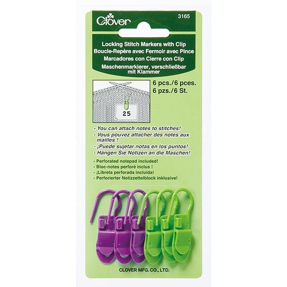 Clover Quick Locking Stitch Markers - Large