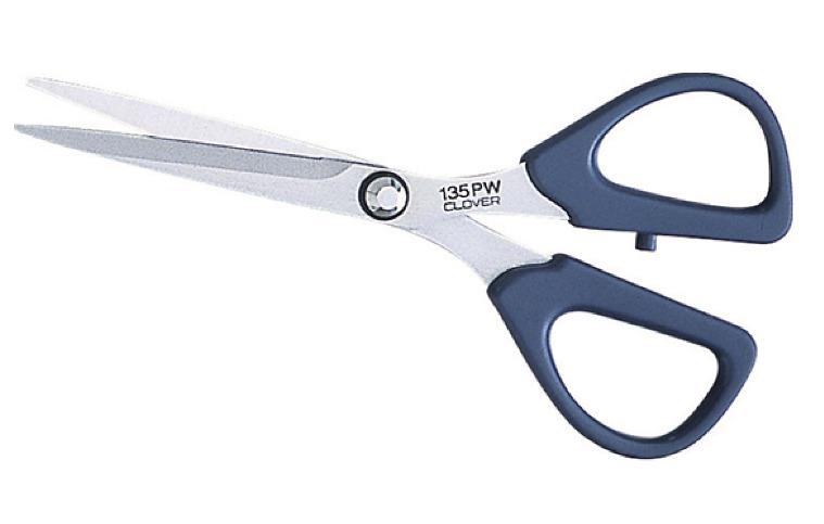 Clover Patchwork Scissors 4-1/2 Inch Pointed Tip Mini Scissors 493/CW