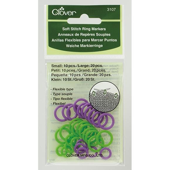 Clover Split Ring Stitch Markers – The Needle Store