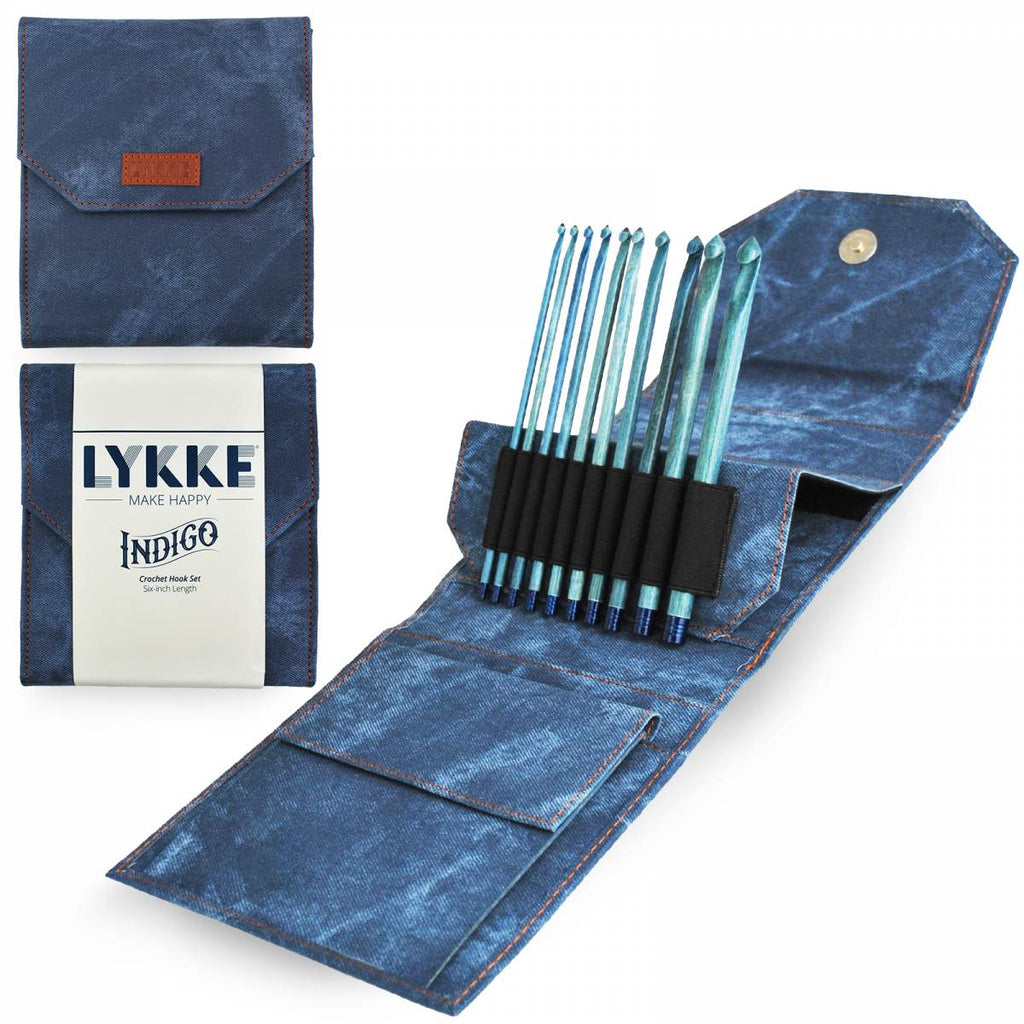 Lykke Indigo 6 Interchangeable Crochet Hook Set