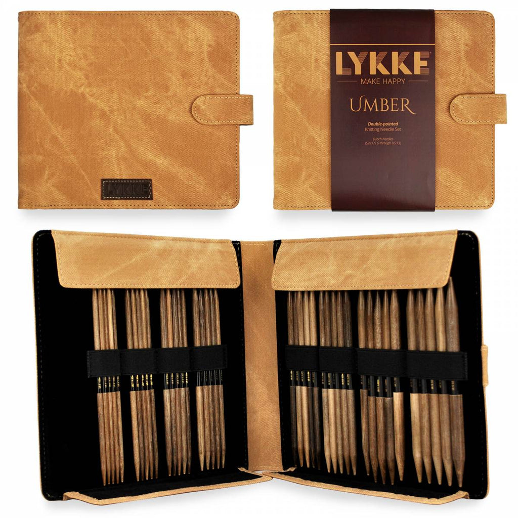 LYKKE Umber 6 Double Pointed Knitting Needle Set - Small – The Needle Store