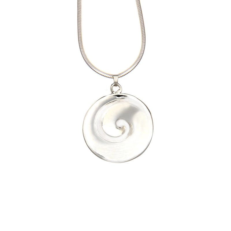 Maori Koru Silver Necklace – Humble Hilo | Creating a Common Thread