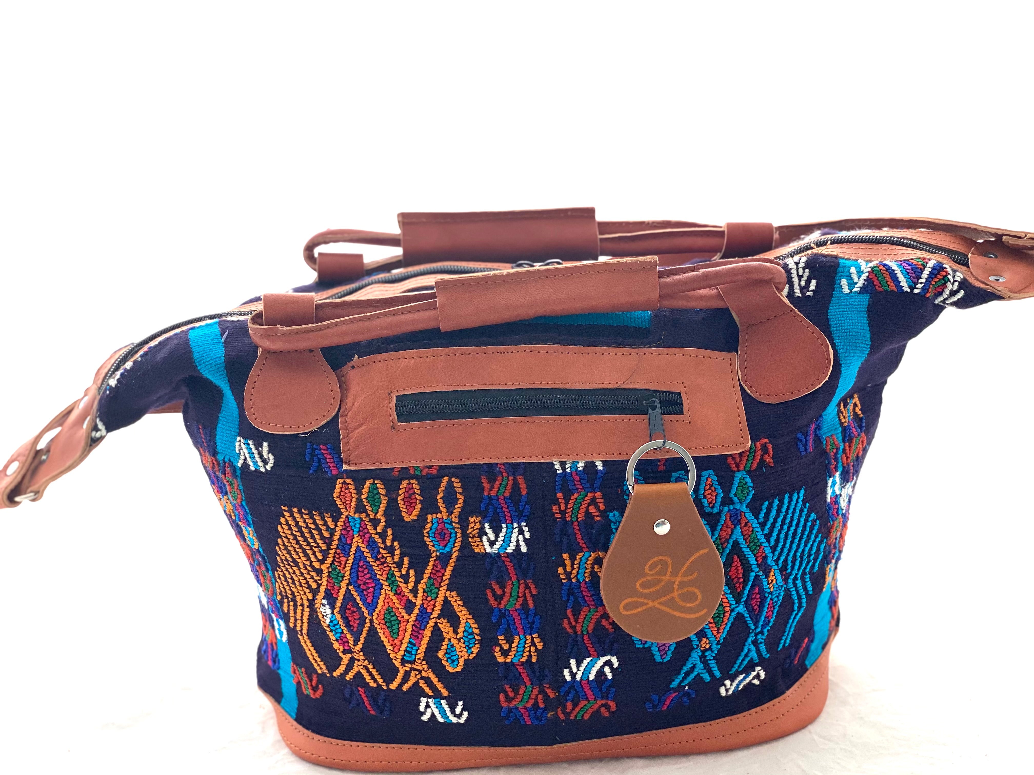 Medium Huipil Bag-Pluma