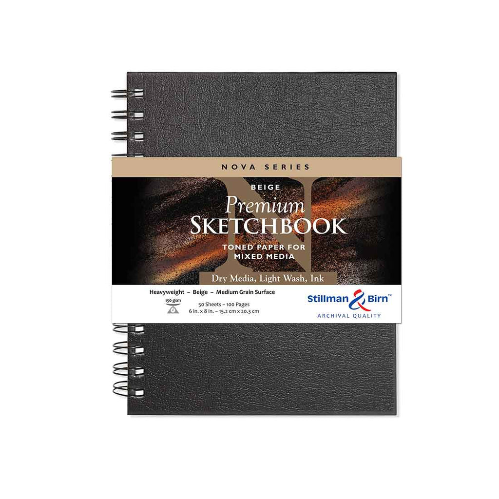 Stillman and Birn Premium Gamma Hardbound Sketchbook - 9x6 (62-Sheets)