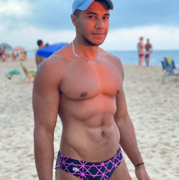 sexy Mens swimwear beach selfies