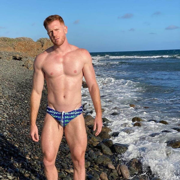 gay ginger Beach Selfies sexiest swimwear models