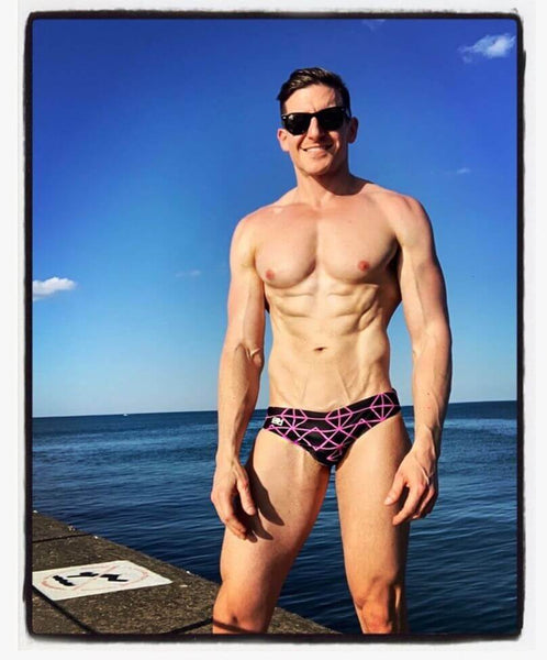 gay swimwear Beach Selfies models