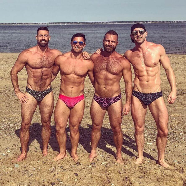 sexy Mens swimwear beach selfies